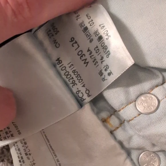 Levi's 501 Jeans with Button-Fly 30x28 - Picture 3 of 6